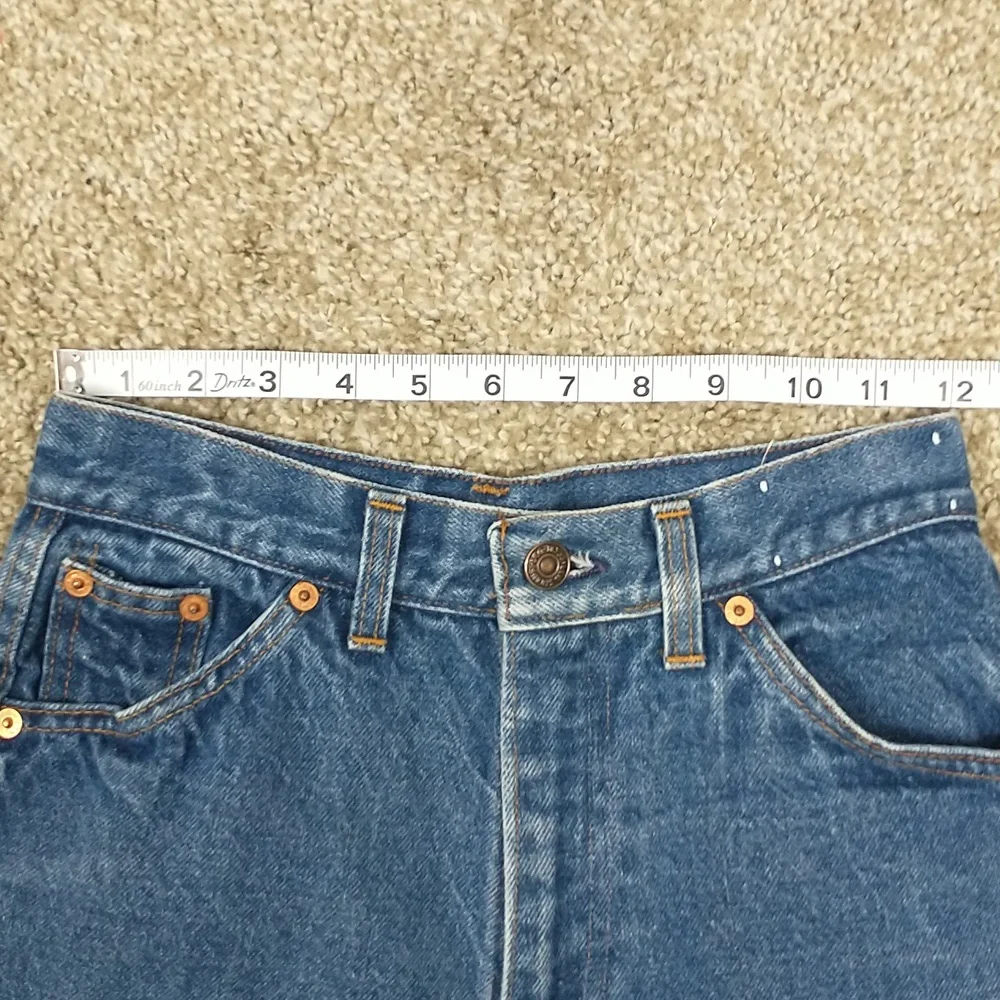Vintage Levis Jeans Womens 23 70s 80s Blue Medium Wash